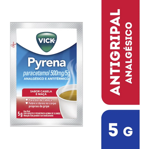 VICK PYRENA MACA E CANELA 500MG C 5MG Lelly Drogarias